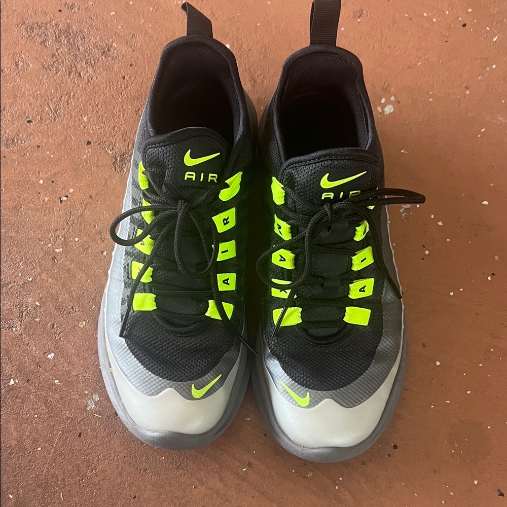 Nike Black and Neon Yellow Athletic Shoes